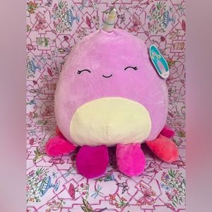 12” Davina Octopus Squismallow with tags